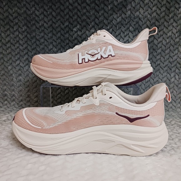 Hoka Skyflow Women's Running Shoes Rose Cream Size 8B Sample Not For Resale Rare - Picture 2 of 16